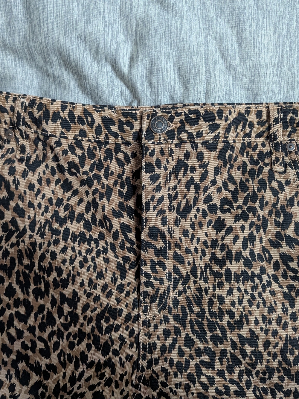 Terra & Sky Leopard Print Jeans